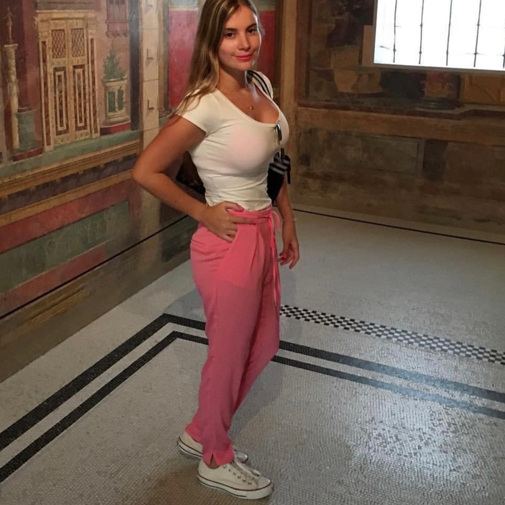 Zara pink pant